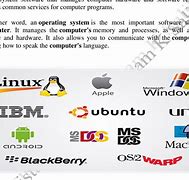 Image result for Examples of Operating Systems