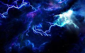 Image result for Red Lightning Storms and Galaxy Wallpaper