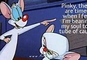 Image result for Pinky and Brain Narf Meme