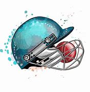 Image result for Cricket Helmet Skull Art