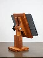 Image result for Wooden iPad Adjustably Stand