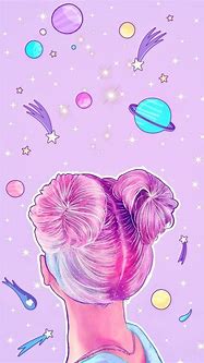 Image result for Space Galaxy Girl Wallpaper