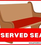 Image result for Church Pew Reserved Seating Signs