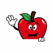 Image result for Smiling Apple Clip Art Vintage