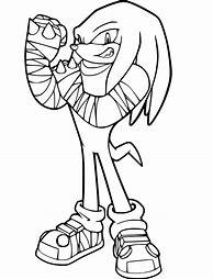 Image result for Knuckles Sonic Outline