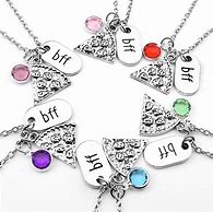 Image result for 5 Best Friends Necklaces