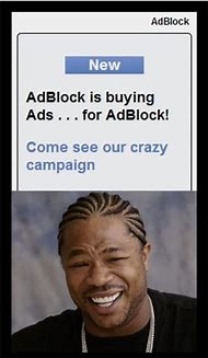 Image result for New York If Ad Block Meme
