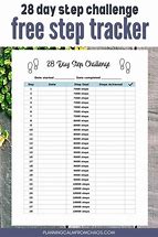 Image result for 15 Step Challenge Template