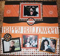 Image result for Halloween Scrapbook Page Layouts