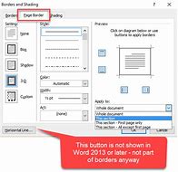 Image result for Page Border Button in Word