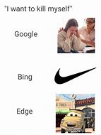 Image result for Google vs Bing Memes Dark