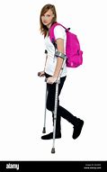 Image result for Teenager On Crutches
