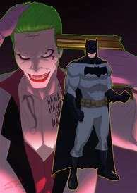 Image result for Joker with Batman