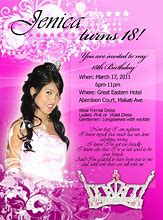 Image result for Debut Party Invitation
