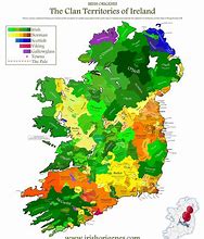 Image result for Irish Clan Map