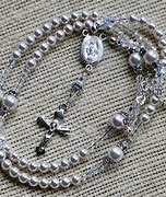 Image result for Catholic Rosary Necklace