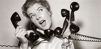Image result for Picture of Busy Woman Answering Many Phones