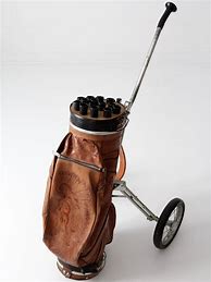 Image result for Vintage Golf Clubs and Bag