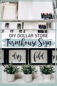 Image result for DIY Dollar Store 3 Piece Sign