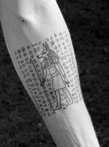 Image result for Egyptian Hieroglyphics Tattoo
