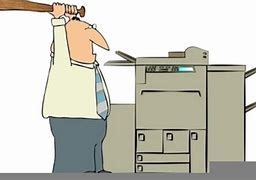 Image result for Broken Printer Cartoon