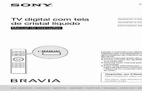 Image result for Sony Bravia TV Manual