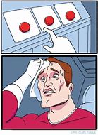 Image result for Press Button Meme Sweating