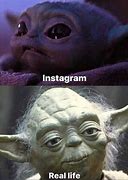 Image result for 1080X1080 Baby Yoda iPhone vs Android Memes