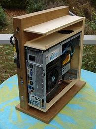 Image result for Wooden Laptop Case