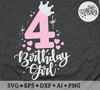 Image result for 4th Birthday SVG Black and White