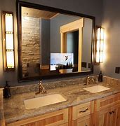 Image result for Small TV above Sink