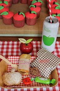 Image result for Apple Themed Party Decorations