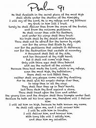 Image result for Psalm 91 Print Out