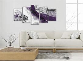 Image result for Wall Art with Grey and Purple