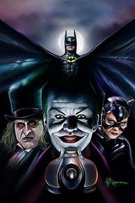 Image result for Tim Burton Batman Fan Art