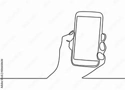 Image result for Phone One Line Art