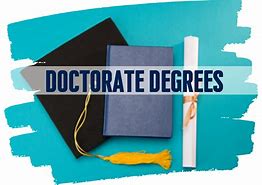 Image result for Doctorate Degree Definition