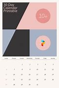 Image result for Big 30-Day Calendar Printable