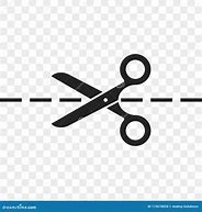 Image result for Scissors Cutting Line Clip Art