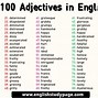 Image result for Unique Adjectives