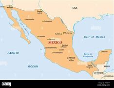Image result for Simple Map of Mexico Children's