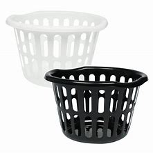 Image result for Black and White Plastic Basket