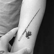 Image result for Fishing Rod Tattoo Forearm