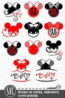 Image result for Minnie Mouse Monogram Clip Art