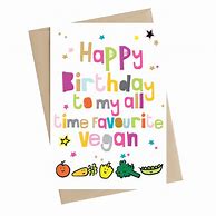 Image result for Vegan Happy Birthday Animated