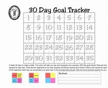 Image result for 30-Day Goal Charts