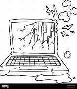 Image result for Broken Laptop Drawing