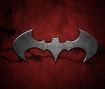 Image result for Red and Black Batman Logo