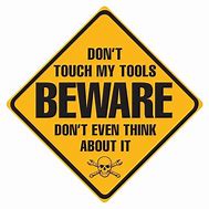 Image result for Don't Touch My Tools Skull