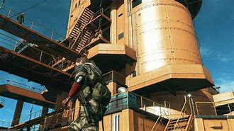 Image result for Oil Rig Metal Gear 5. Mother Base